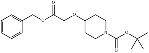 tert-butyl 4-(2-(benzyloxy)-2-oxoethoxy)piperidine-1-carboxylate Structure