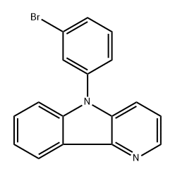 5-(3-Bromophenyl)-5H-pyrido[3,2-b]indole Structure