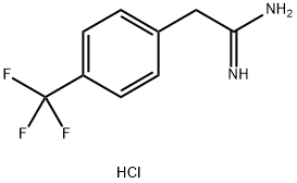 2-[4-(trifluoromethyl)phenyl]ethanimidamide hydrochloride 구조식 이미지