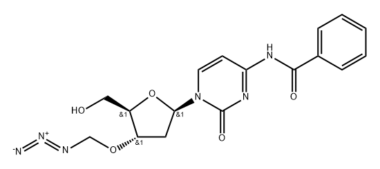 3′-O-Azidomethyl-N-Bz dC Structure