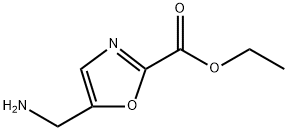 4-Aminomethyl-oxazole-2-carboxylic acid ethyl ester Structure