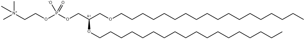 (-)-2-[(S)-1-O,2-O-Dioctadecyl-D-glycero-3-phospho]ethylamine 구조식 이미지