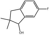 6-Fluoro-2,3-dihydro-2,2-dimethyl-1H-inden-1-ol Structure