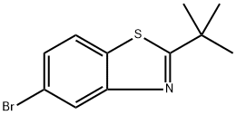 5-Bromo-2-tert-butyl-benzothiazole Structure