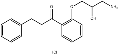 N-Despropyl Propafenone Hydrochloride Structure