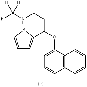 Duloxetine-d3 hydrochloride Structure