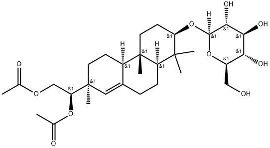 15,16-Di-O-acetyldarutoside Structure