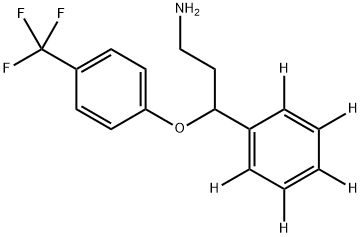 Norfluoxetine oxalate salt, racemic mixture Structure