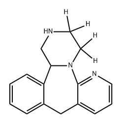 Desmethyl Mirtazapine-d4 Structure