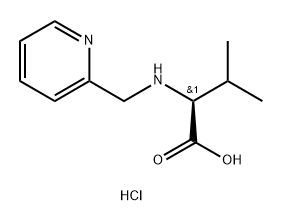 L-Valine, N-(2-pyridinylmethyl)-, hydrochloride (1:2) 구조식 이미지