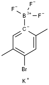 Borate(1-), (4-bromo-2,5-dimethylphenyl)trifluoro-, potassium (1:1), (T-4)- Structure