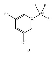 Potassium 3-bromo-5-chlorophenyltrifluoroborate Structure