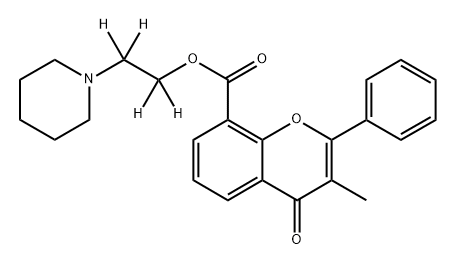 Flavoxate-d4 Structure