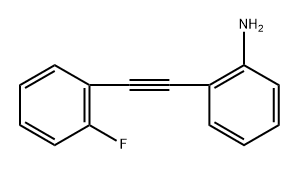 2-((2-fluorophenyl)ethynyl)aniline Structure