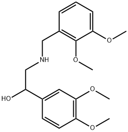 Benzenemethanol, α-[[[(2,3-dimethoxyphenyl)methyl]amino]methyl]-3,4-dimethoxy- Structure