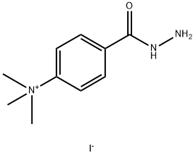 Benzenaminium, 4-(hydrazinylcarbonyl)-N,N,N-trimethyl-, iodide (1:1) Structure