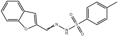 N'-(benzofuran-2-ylmethylene)-4-methylbenzenesulfonohydrazide Structure