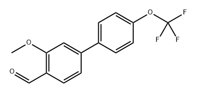 3-methoxy-4'-(trifluoromethoxy)-[1,1'-biphenyl]-4-carbaldehyde Structure