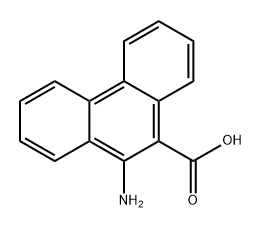 10-Amino-9-phenanthrenecarboxylic acid Structure