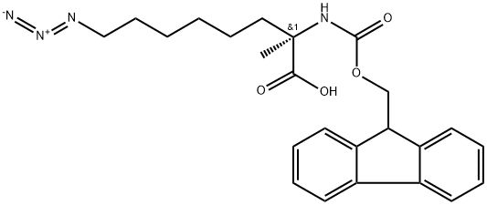 (S)-N-FMoc-2-(6'-azido)alanine Structure