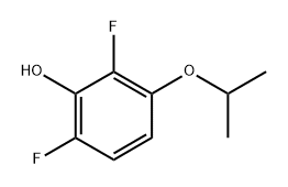 2,6-difluoro-3-isopropoxyphenol Structure