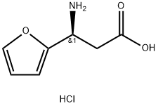 (S)-3-AMINO-3-(2-FURYL)-PROPIONIC ACID HYDROCHLORIDE Structure