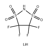 1,3,2-Dithiazolidine, 4,4,5,5-tetrafluoro-, 1,1,3,3-tetraoxide, lithium salt (1:1) 구조식 이미지