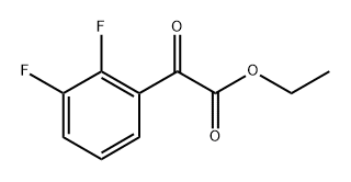 Benzeneacetic acid, 2,3-difluoro-a-oxo-, ethyl ester Structure