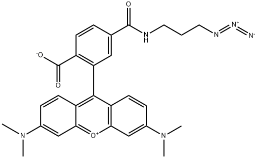 TAMRA azide, 6-isomer 구조식 이미지