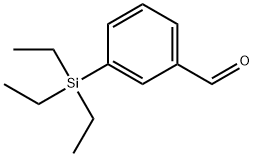 Benzaldehyde, 3-(triethylsilyl)- Structure