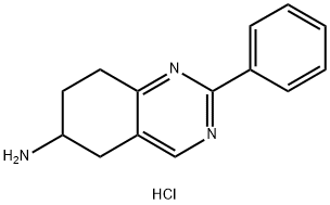 2-Phenyl-5,6,7,8-tetrahydroquinazolin-6-amine hydrochloride Structure