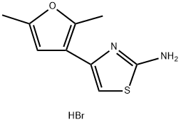 4-(2,5-Dimethylfuran-3-yl)-1,3-thiazol-2-amine hydrobromide Structure