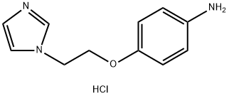 4-[2-(1H-Imidazol-1-yl)ethoxy]aniline hydrochloride Structure