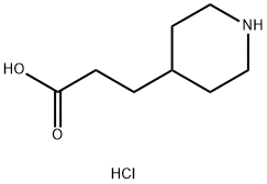 3-(Piperidin-4-yl)propanoic acid dihydrochloride Structure