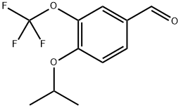 4-Isopropoxy-3-(trifluoromethoxy)benzaldehyde Structure