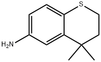 4,4-Dimethylthiochroman-6-amine Structure