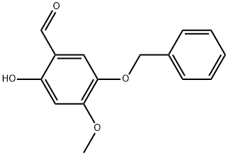 2-Hydroxy-4-methoxy-5-(phenylmethoxy)benzaldehyde Structure