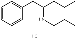 1-Phenyl-N-propylpentan-2-amine Hydrochloride Structure