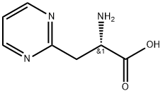 2-Pyrimidinepropanoic acid, α-amino-, (αS)- Structure