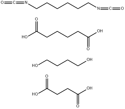 POLY(1,4-BUTYLENE ADIPATE-CO-1,4-BUTYLENE SUCCINATE), EXTD W/1,6-DIISOCYANATOHEX Structure