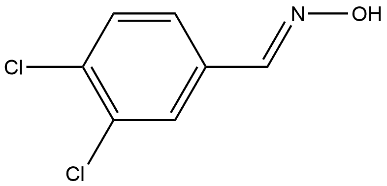 N-[(3,4-dichlorophenyl)methylidene]hydroxylamine 구조식 이미지