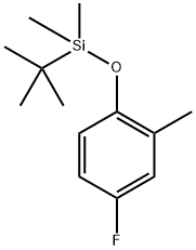 tert-butyl(4-fluoro-2-methylphenoxy)dimethylsilane Structure