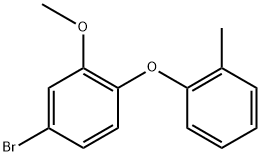 4-Bromo-2-methoxy-1-(2-methylphenoxy)-benzene Structure