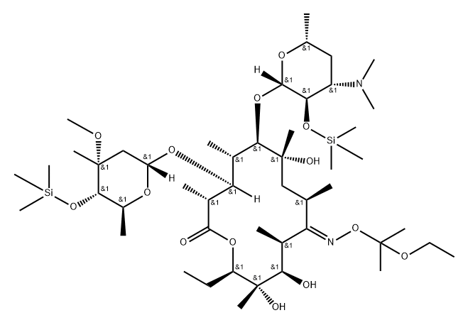 Erythromycin Impurity 8 구조식 이미지