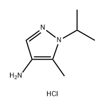 1-isopropyl-5-methyl-1H-pyrazol-4-amine Structure