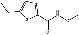 5-Ethyl-N-methoxy-2-thiophenecarboxamide Structure