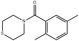 (2,5-dimethylphenyl)(thiomorpholino)methanone Structure