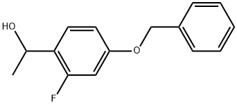 1-(4-(Benzyloxy)-2-fluorophenyl)ethanol Structure