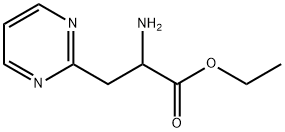 Ethyl 2-amino-3-(pyrimidin-2-yl)propanoate Structure