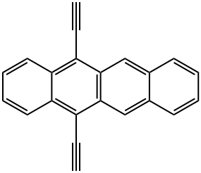 5,12-diethynyltetracene Structure